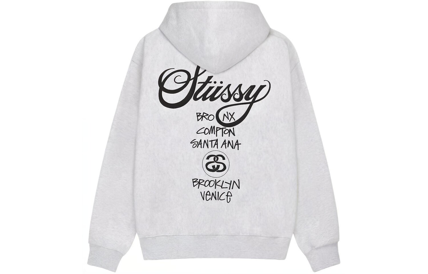 Свитшот World Cruise Series унисекс Stussy, серый — фото 3