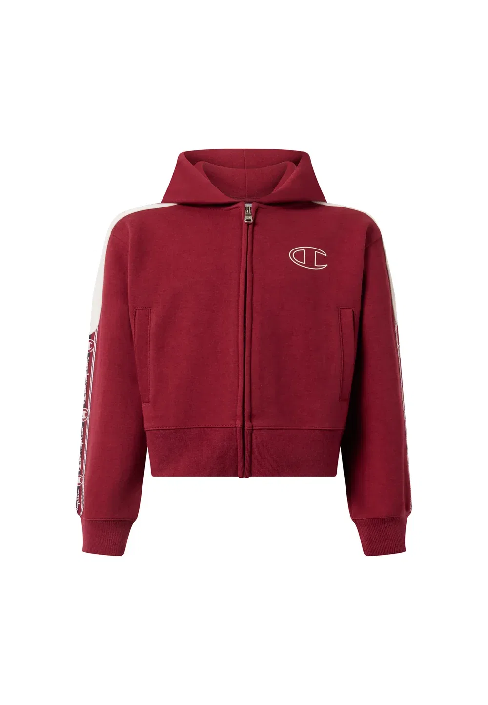 Спортивная одежда - толстовка на молнии Champion, Dark Red — фото 4