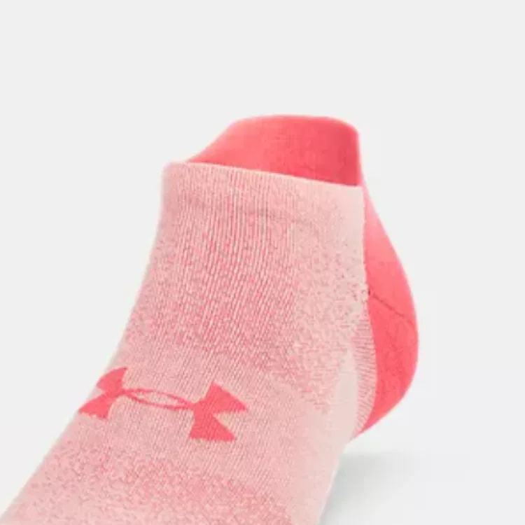 Детские носки-невидимки с брендом Under Armour, Splendid Pink Orange — фото 4
