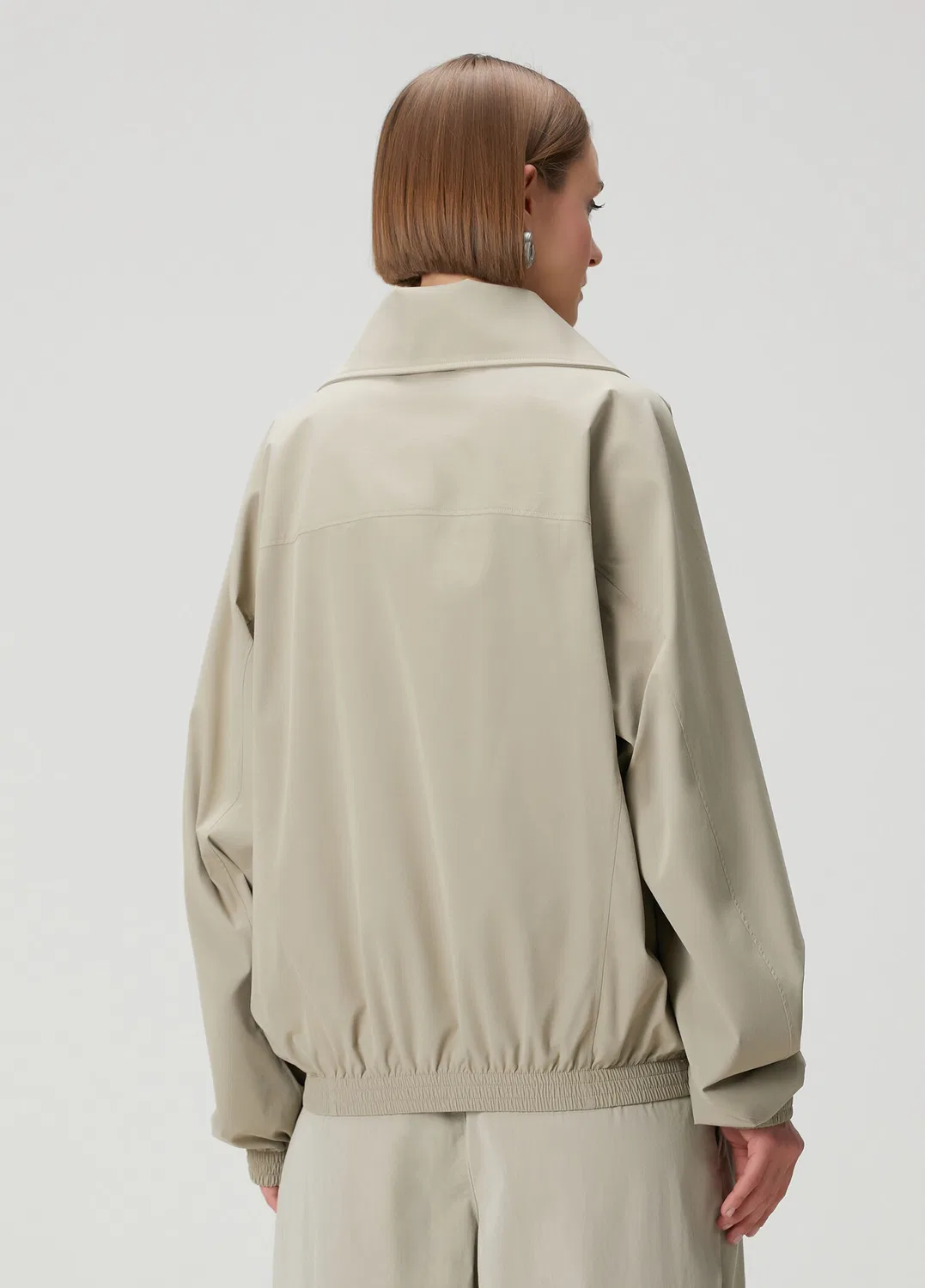 Свитшот на молнии Balenciaga, bej — фото 4