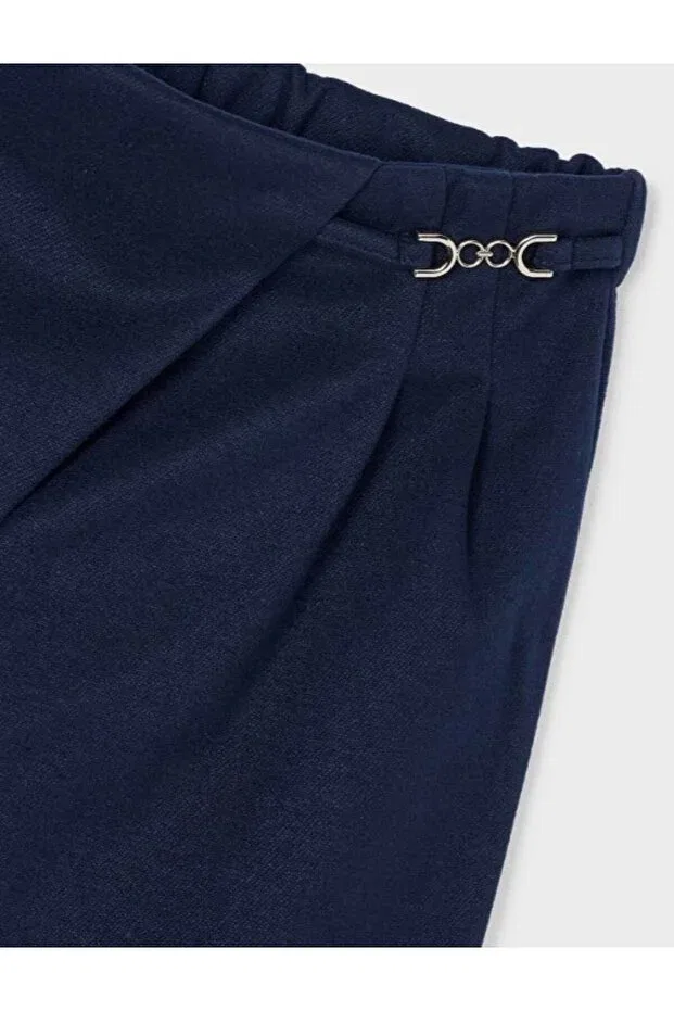 Детские брюки для девочек широкие Mayoral, Navy Blue — фото 3
