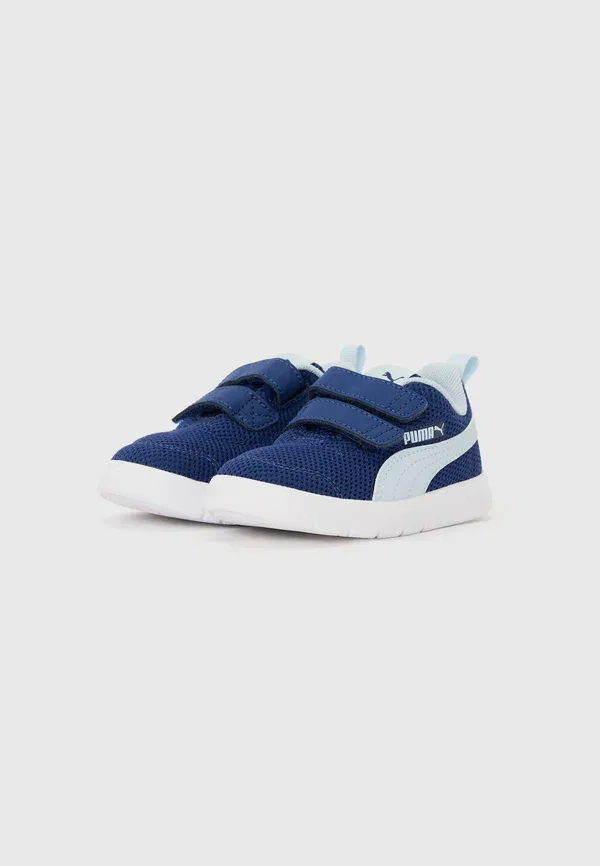 Кроссовки с текстильным верхом Courtflex v3, Puma Jewel, Lucite, синий — фото 2