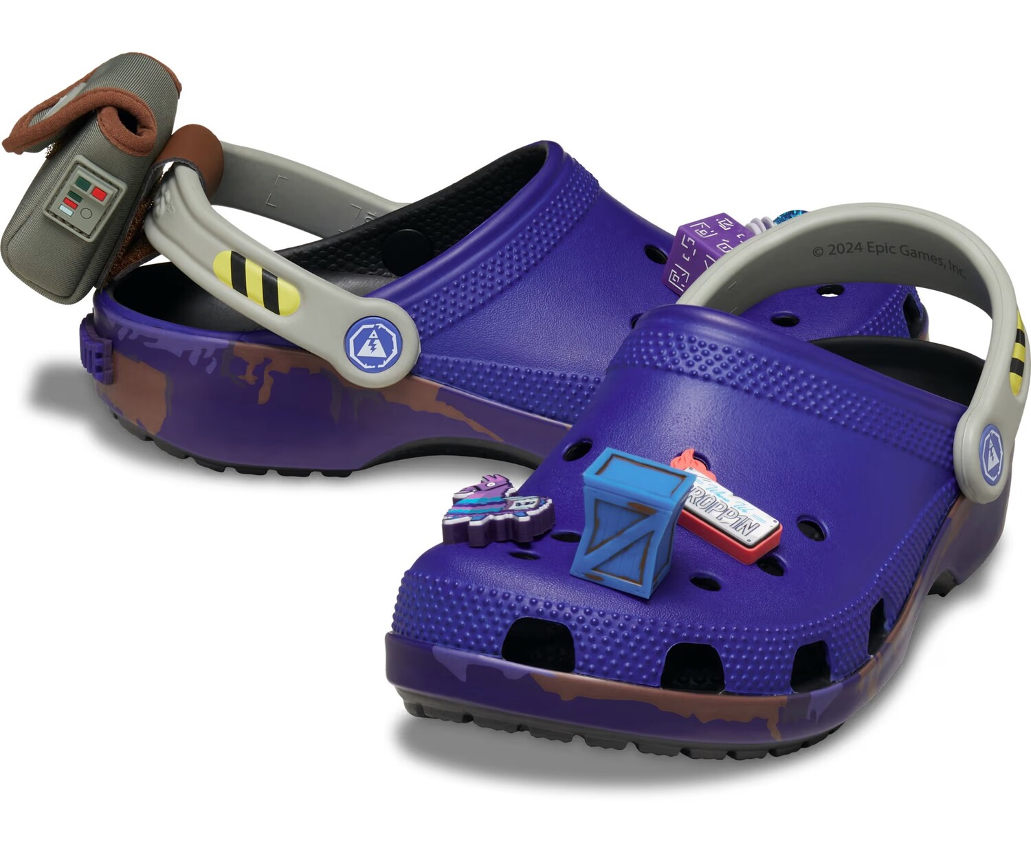 Сабо Crocs Classic x Fortnite Battle Bus, синий