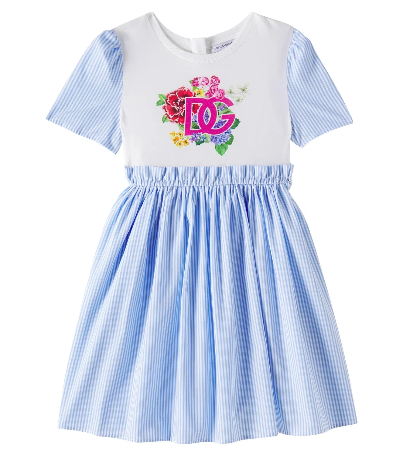 Платье хлопковое Dolce&Gabbana Kids, черный