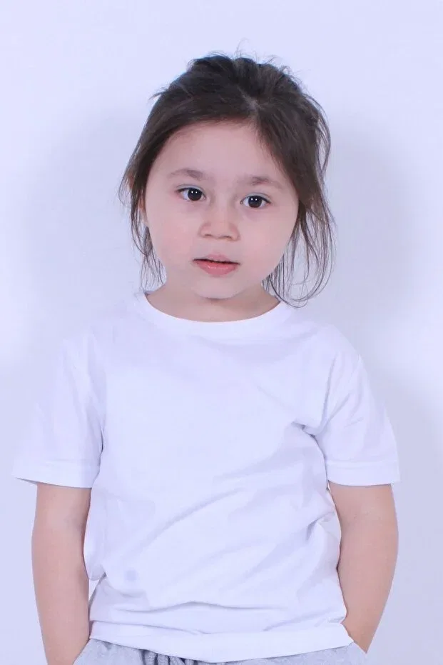 Детская футболка для девочек хлопковая Panio Kids, White — фото 3