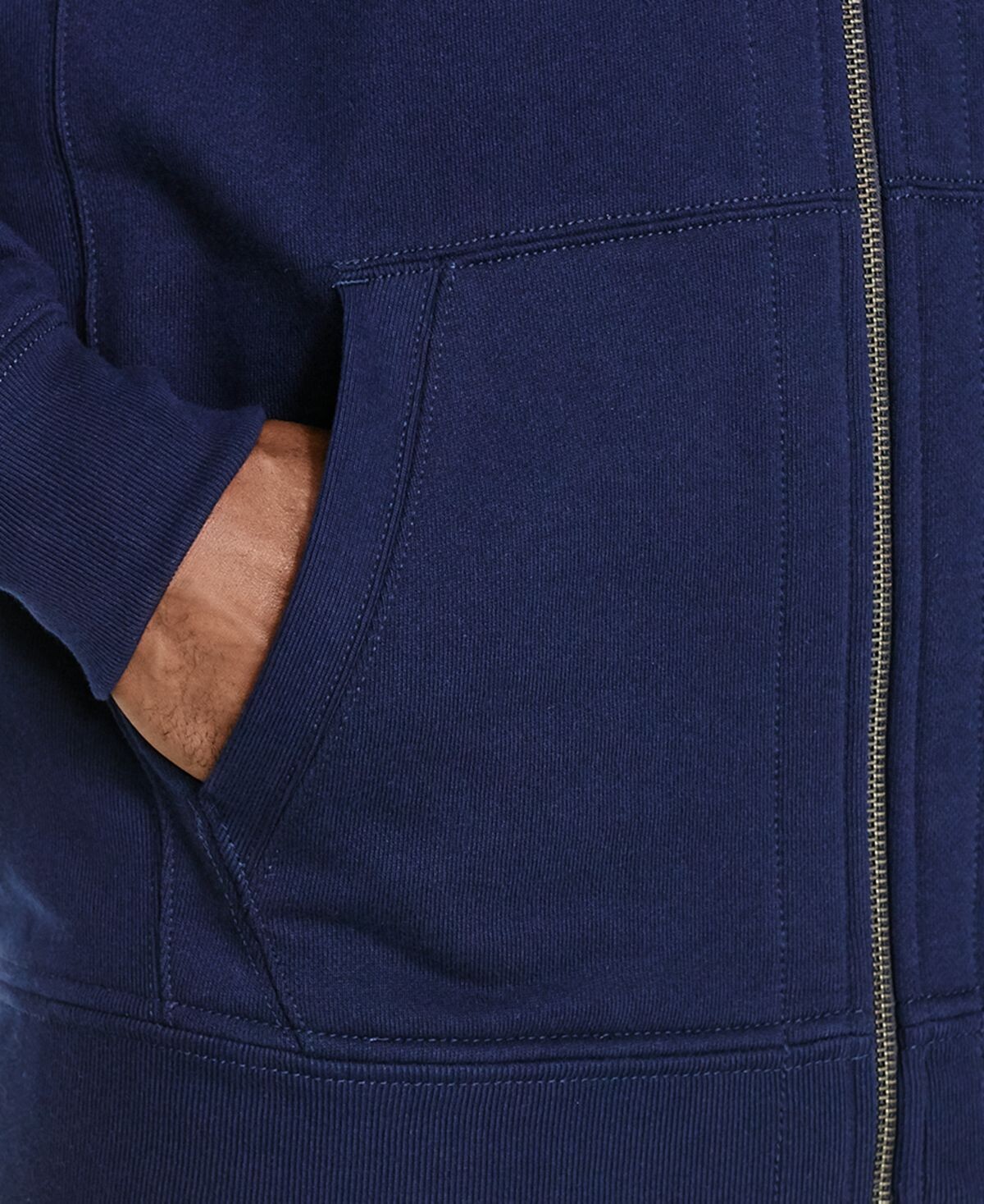 Мужская флисовая толстовка Polo Ralph Lauren с капюшоном, синий — фото 4