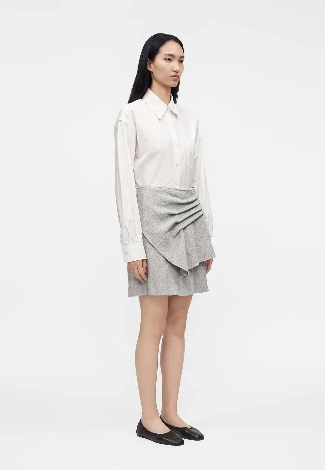 Мини-Юбка Emporio Armani, Melange Grey — фото 4
