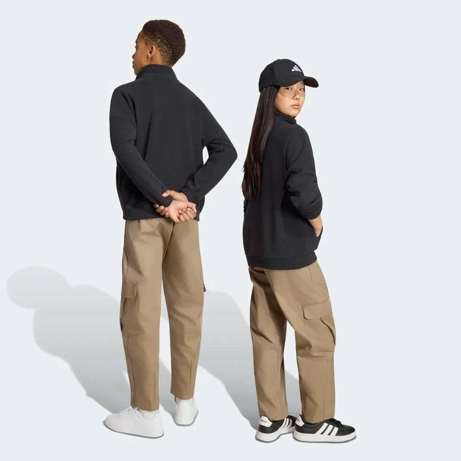 Спортивные брюки с длинным рукавом adidas Future Icons, Кремовый — фото 2