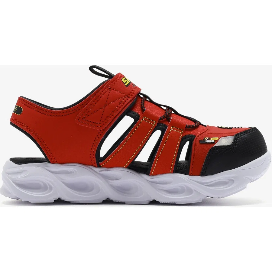 Сандалии спортивные с подсветкой Thermo-Splash - Hydro-Flare Skechers, Красный — фото 2