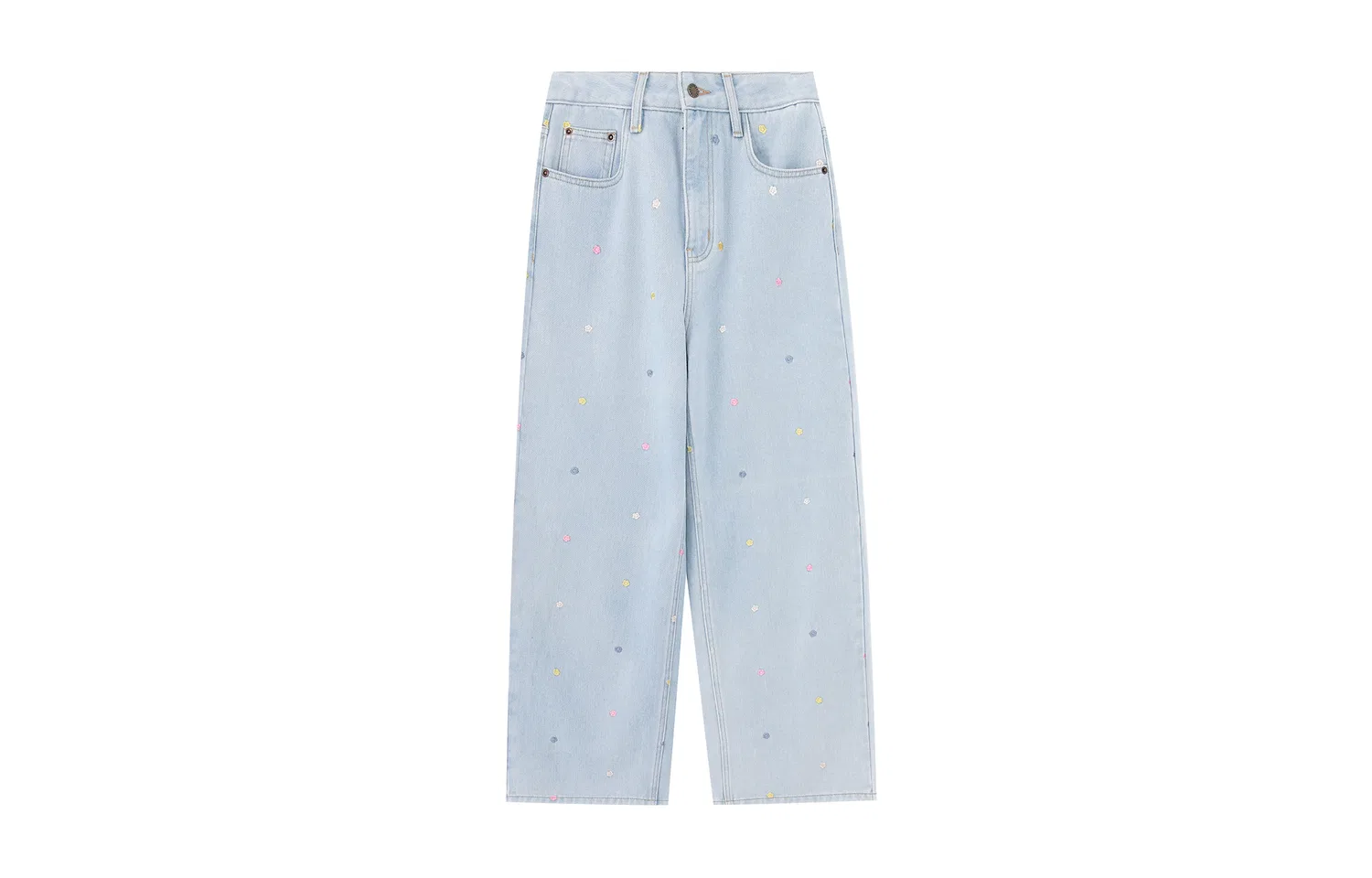 Детские джинсы прямого кроя F426, Light Blue