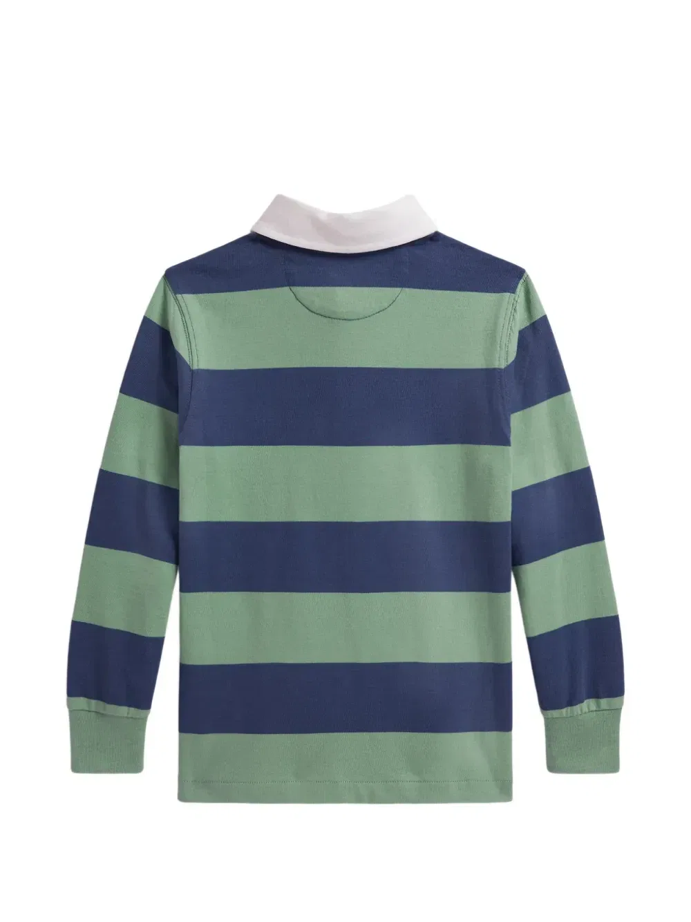 Рубашка-поло в полоску Polo Ralph Lauren Kids, зеленый — фото 2
