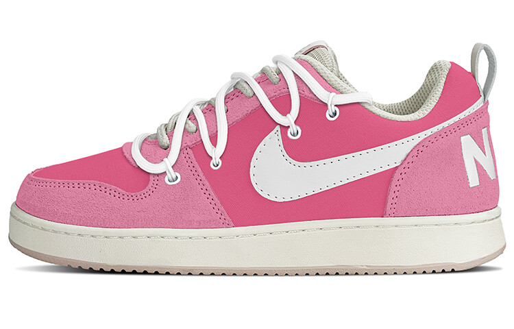

Кроссовки Nike Court Borough Skateboard Shoes Women's Low-Top White, Розовый, Кроссовки Nike Court Borough Skateboard Shoes Women's Low-Top White