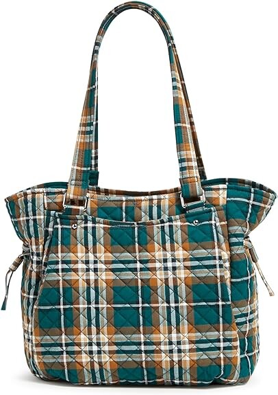 

Женская хлопковая сумочка-сэтчел Vera Bradley Glenna, садовый плед