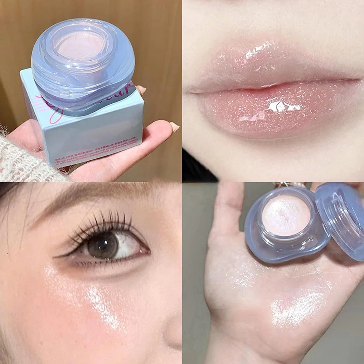 Бальзам для губ и щек Soft Glow Jelly Cream, Zkydhbd, 4 г — фото 4