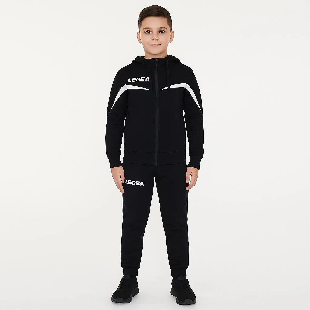 Детский спортивный костюм TURCHIA JR Legea, Schwarz Weiss