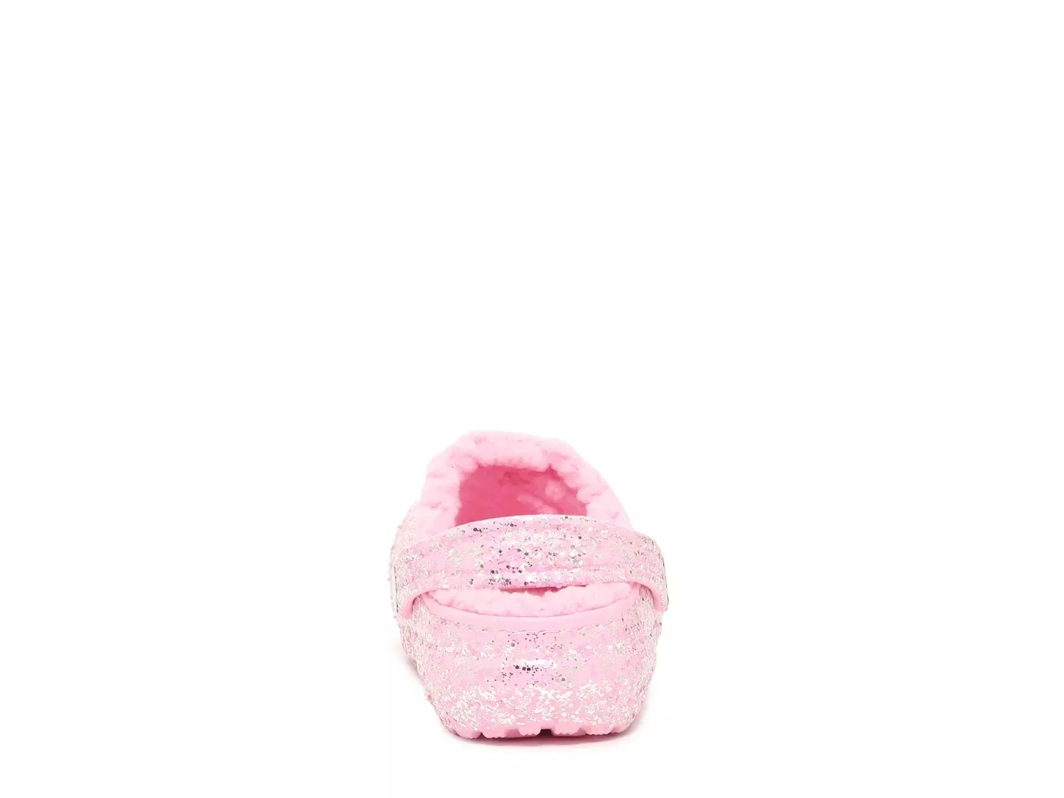Клоги Classic Lined Glitter, Crocs, розовый — фото 4