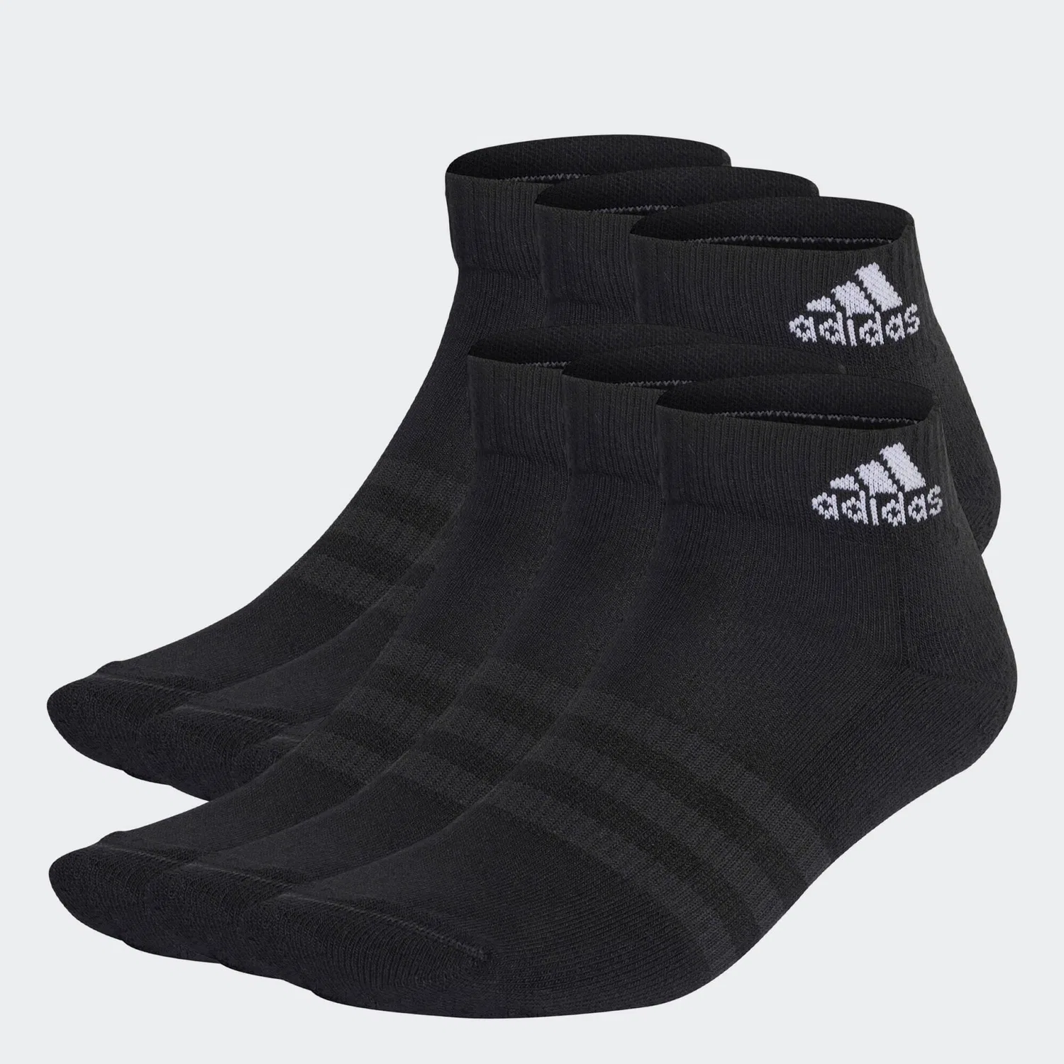 Мужские носки с амортизацией Cushioned Sportswear Ankle Socken, Adidas, Schwarz / Weiss — фото 2