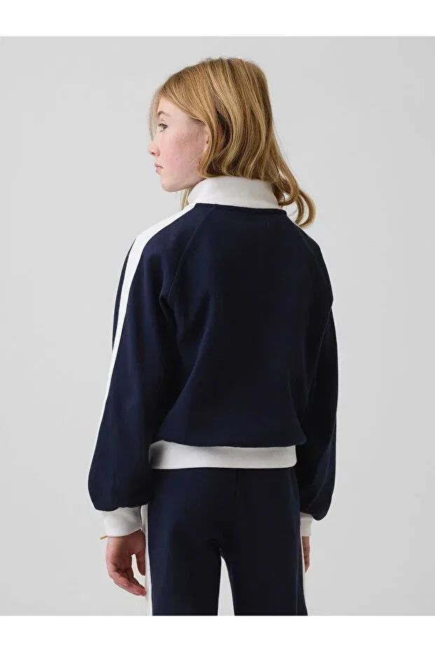 Детская куртка для девочек с принтом Gap, Navy Blue-001 — фото 3