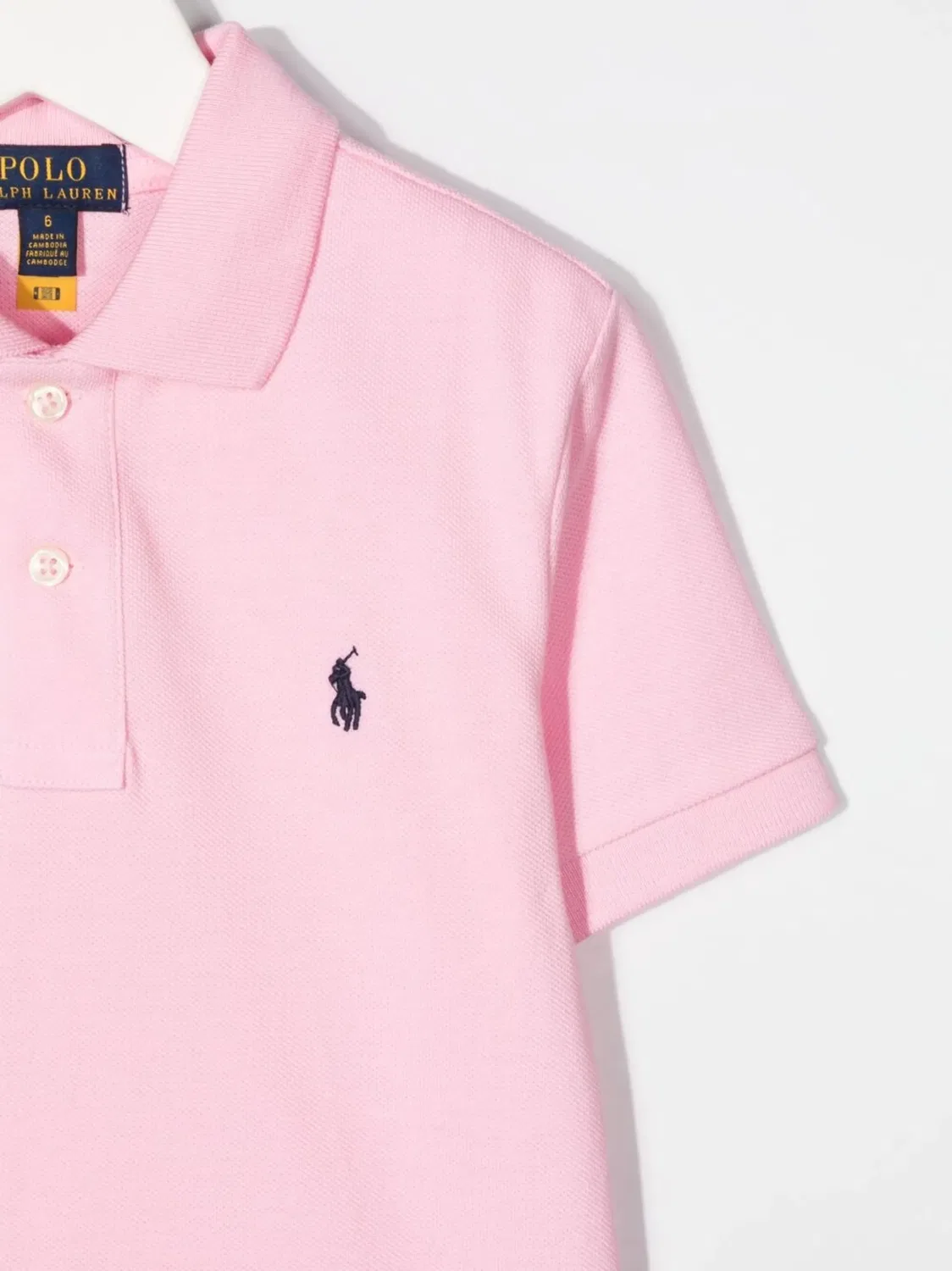 Polo Ralph Lauren Рубашка-поло розовая — фото 3