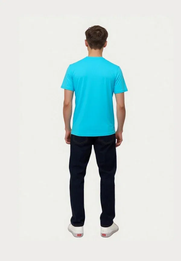 Футболка хлопковая Basic t-shirt, U.S. Polo Assn., бирюзовый — фото 3
