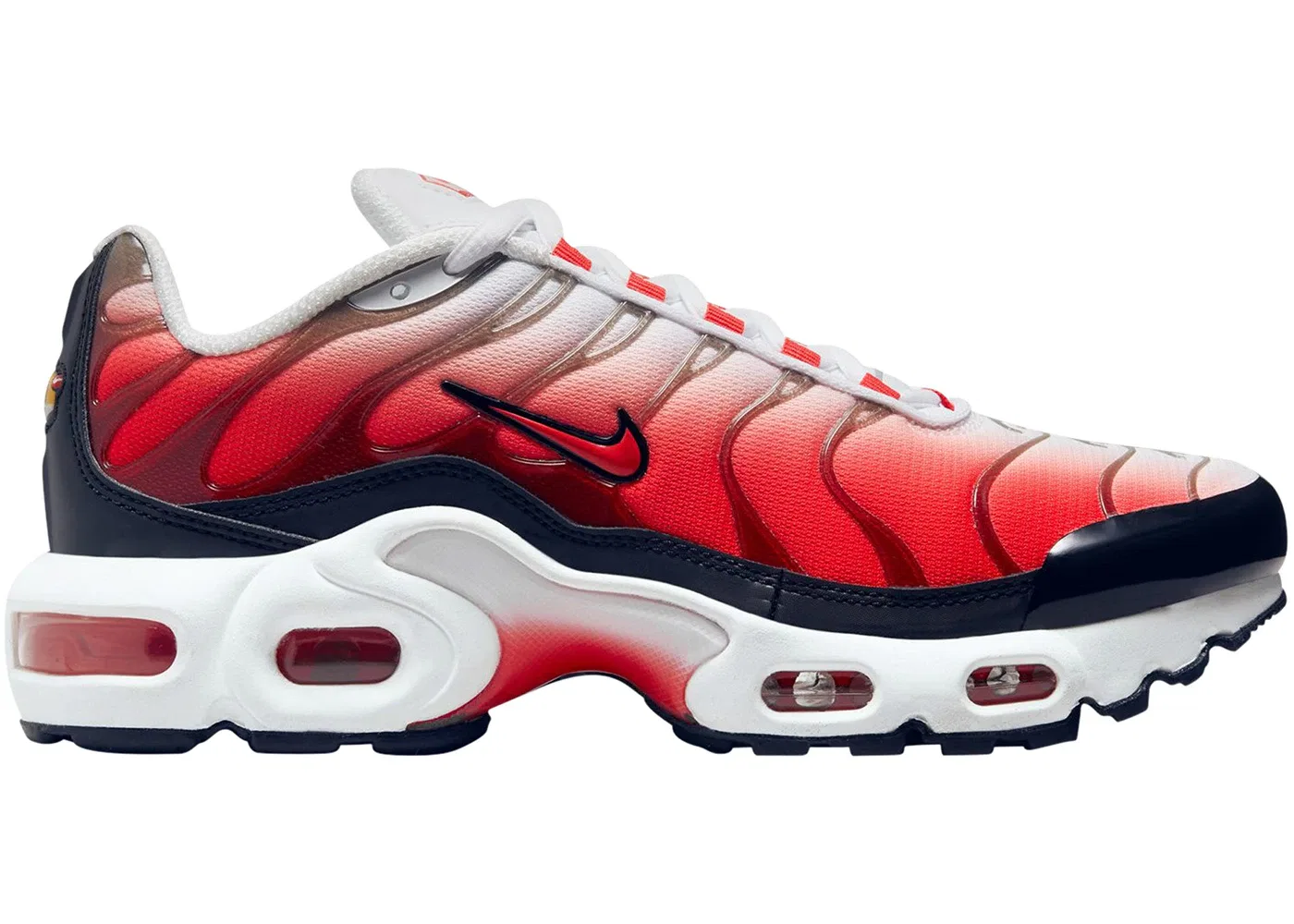 Детские кроссовки Lifestyle Nike Air Max Plus, White/Black/Light Crimson