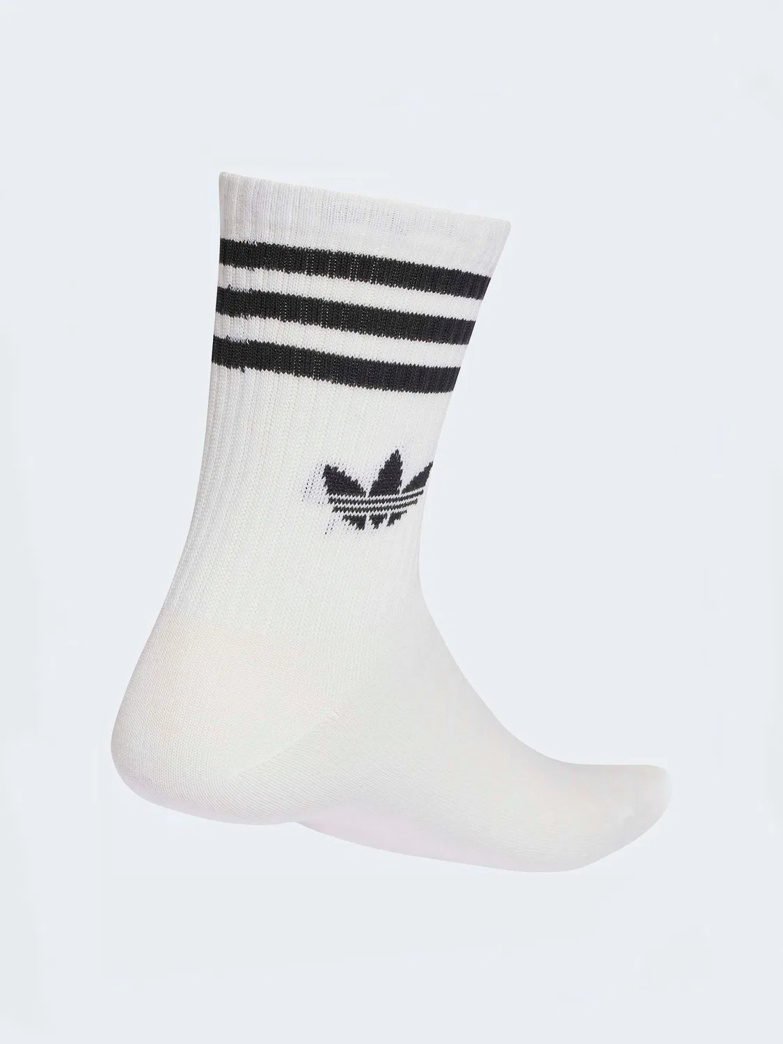 Носки спортивные 3-Stripe Crew Socks, adidas Originals, белый — фото 2