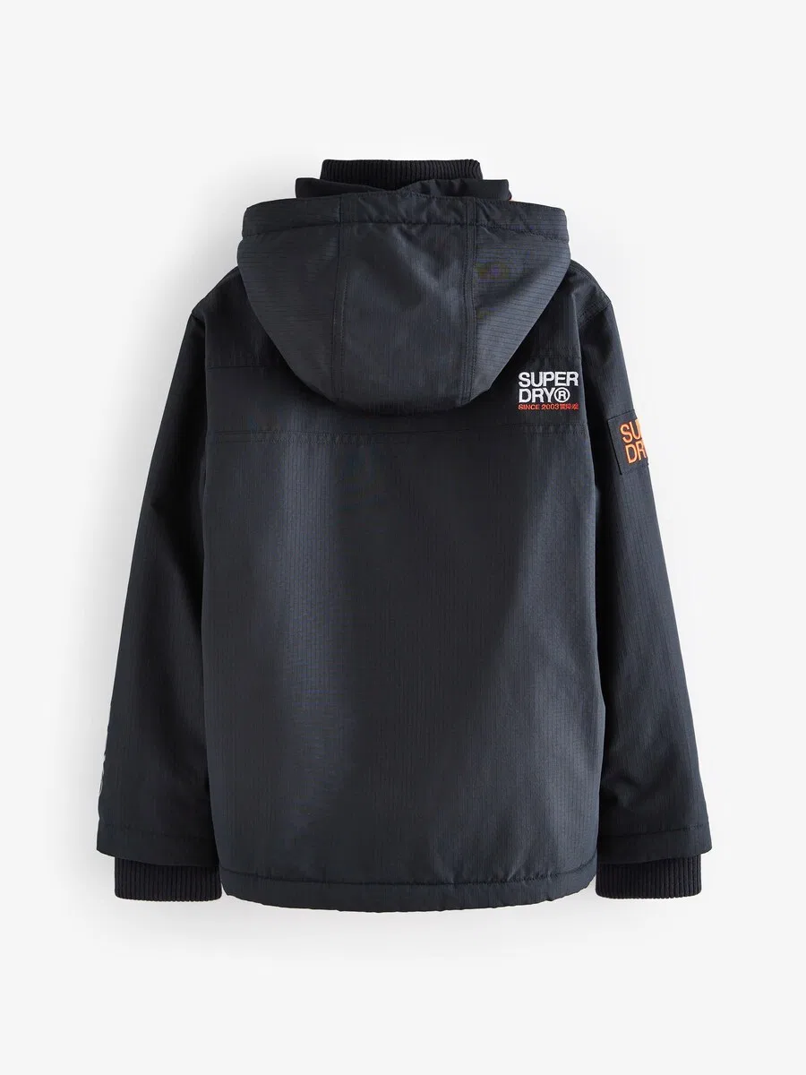 Куртка Superdry & Co межсезонья, черная — фото 2