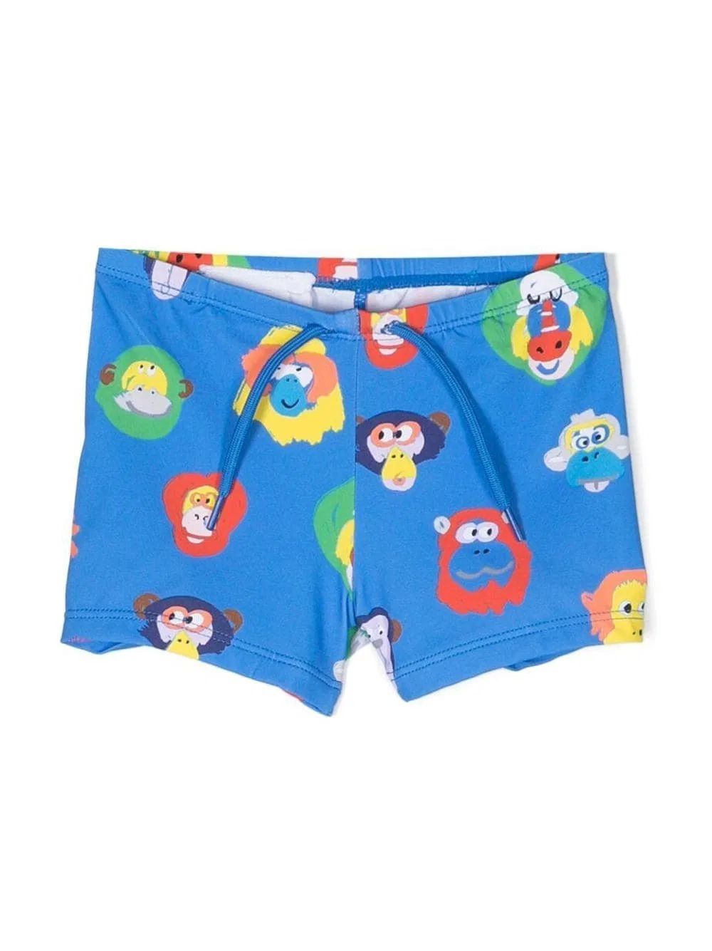 Плавки с графическим принтом Kids Graphic-Print Swim Shorts Stella McCartney, Azzurro Multicolor