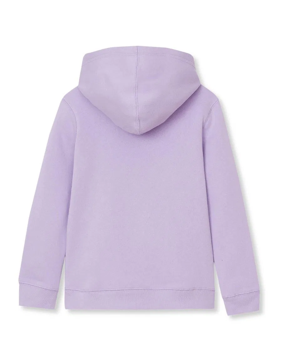 Детский худи из флиса с капюшоном, модель Husky Fleece Lands' End, Lilac Breeze — фото 2
