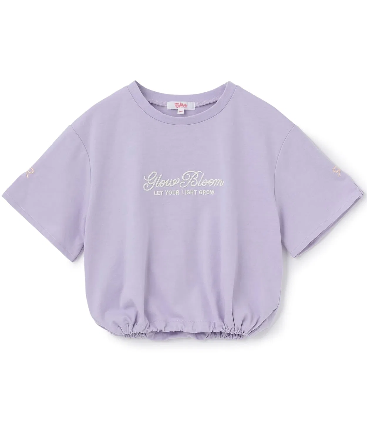 Детская футболка с принтом и риббоном PINK-latte, Lavender