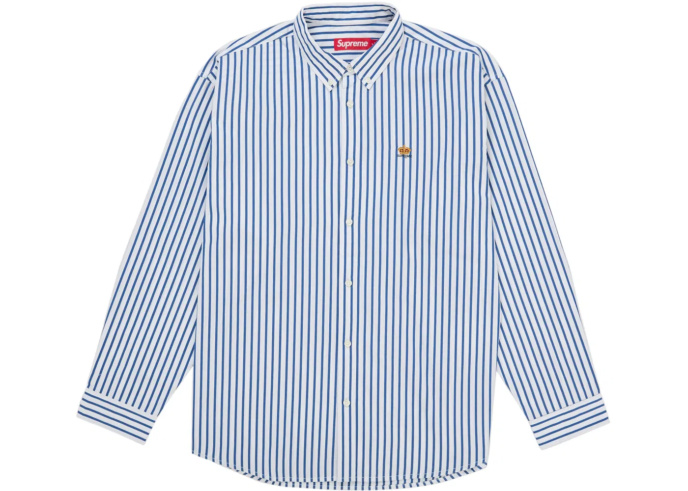Мужская рубашка с полосками Supreme Shirt (SS26), Blue