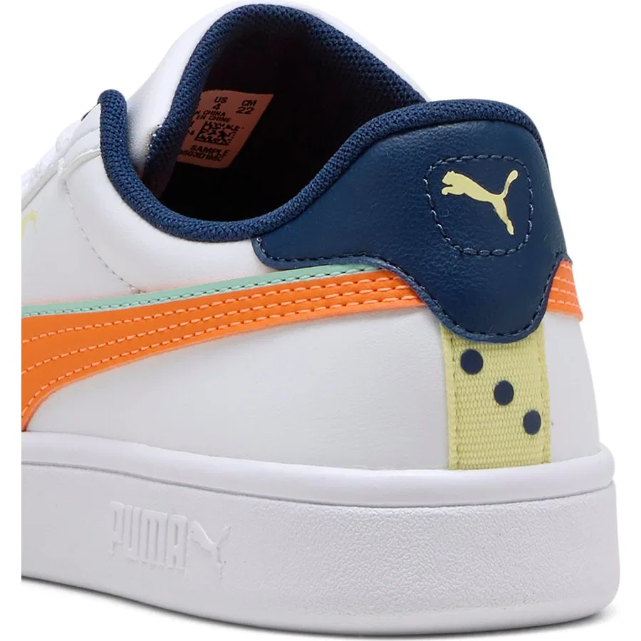 Детские кроссовки Puma Smash 3.0 Playdate Jr, Белый — фото 4