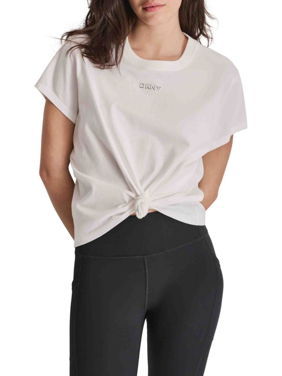 

Футболка с логотипом DKNY Sport, белый