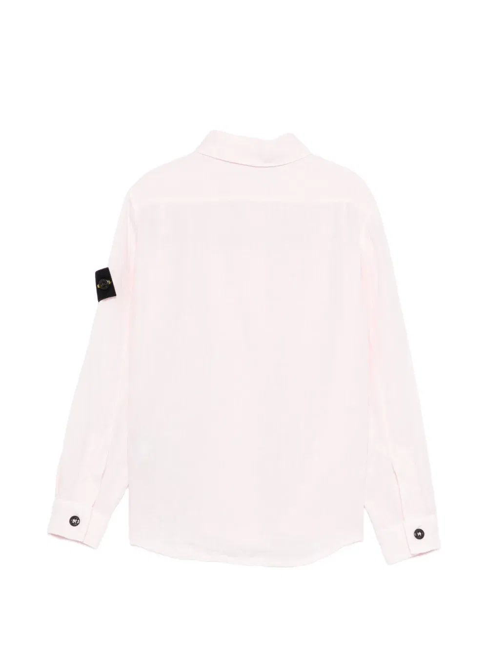 Рубашка с изображением компаса Stone Island Junior, розовый — фото 2