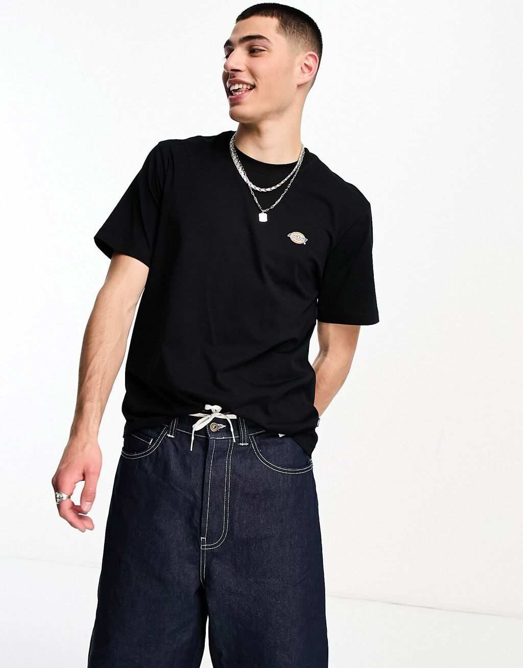 

Черная футболка с маленьким логотипом Dickies Mapleton, Черный, Черная футболка с маленьким логотипом Dickies Mapleton
