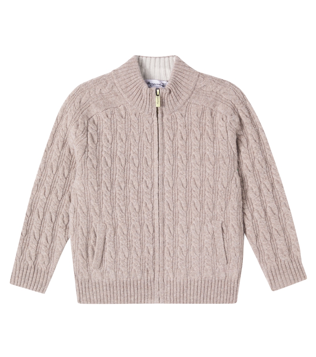 

Шерстяной кардиган на молнии Jasper Bonpoint, Marron