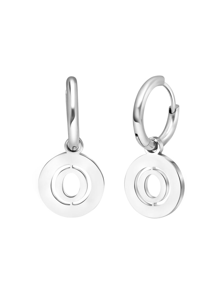 

Серьги в форме буквы О, круглые Lucardi