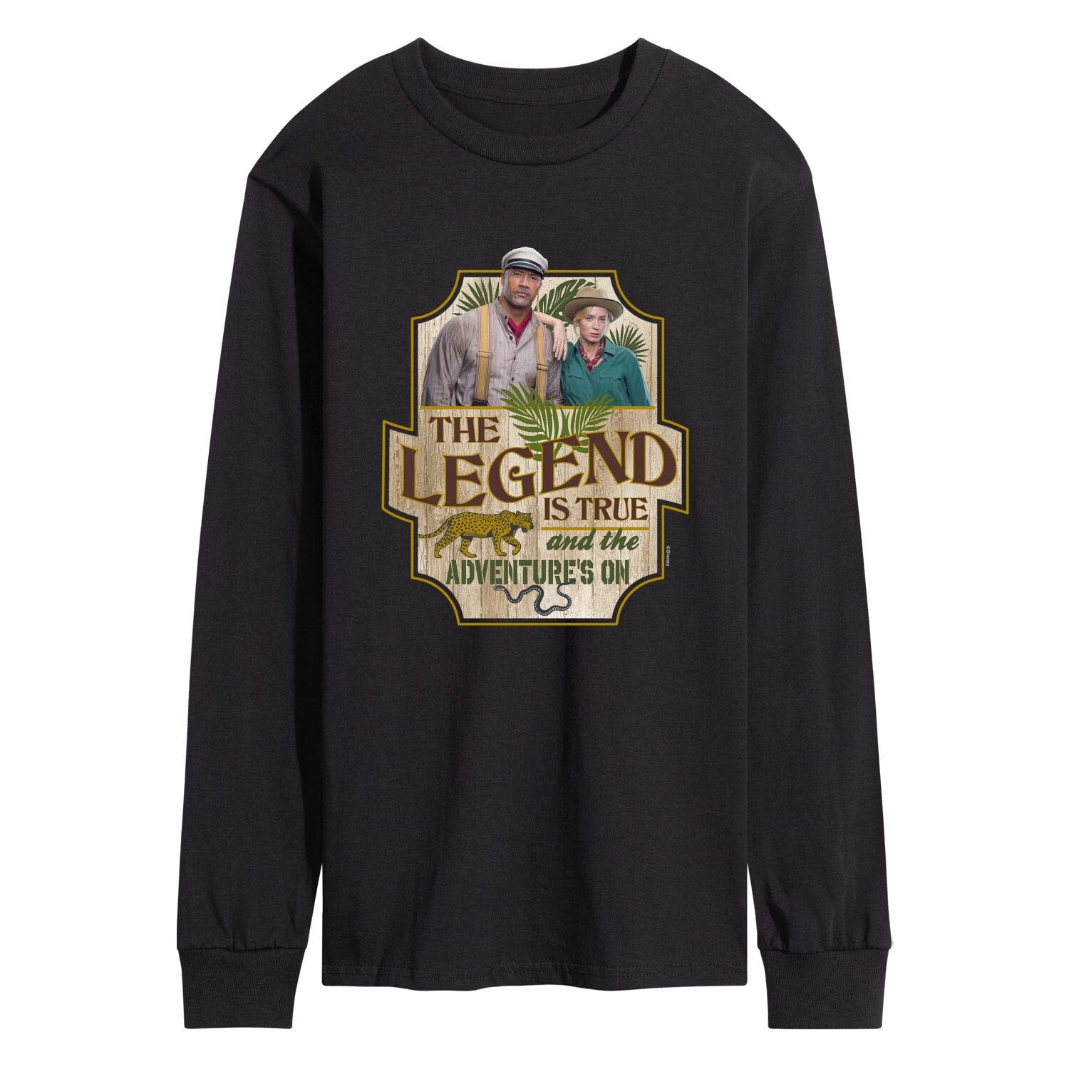 

Мужская футболка с длинными рукавами и рисунком Disney's Jungle Cruise Legend Is True