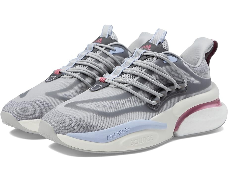 

Кроссовки Adidas Alphaboost V1, цвет Grey/Pink Strata/Blue Dawn