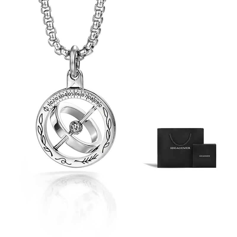 

Медный кулон для мужчин IDEAGEMER, серебро