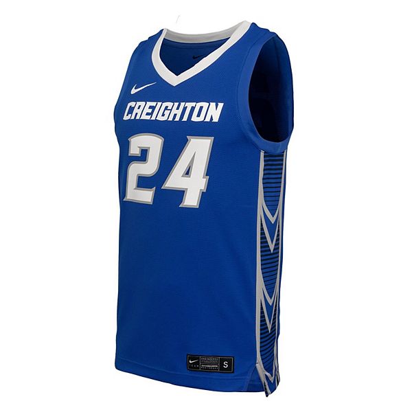 Мужская баскетбольная футболка creighton bluejays Nike — фото 3