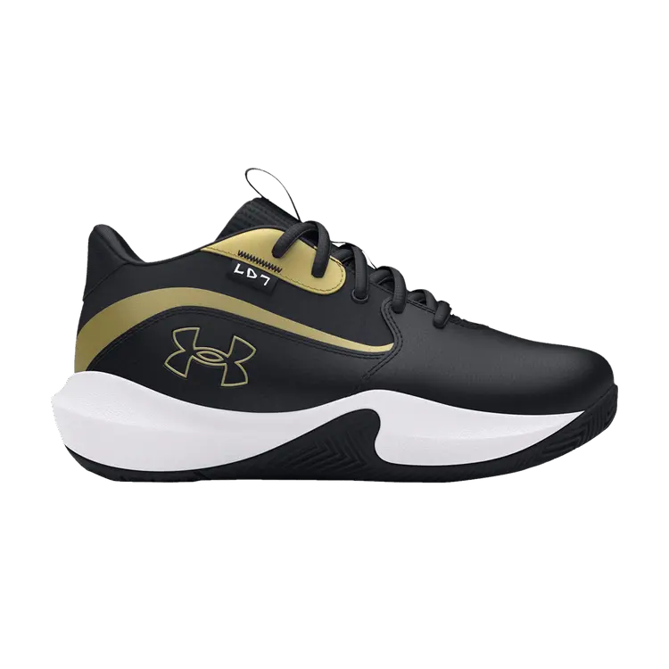 

Кроссовки Under Armour Lockdown 7 PS Black Metallic Gold, черный