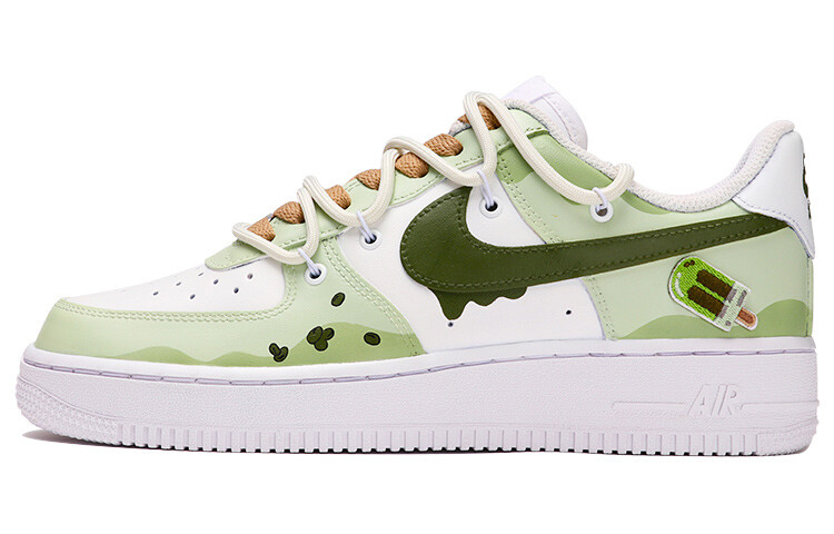 

Кроссовки для скейтбординга Air Force 1 мужские низкие зеленые/белые Nike, Зеленый, Кроссовки для скейтбординга Air Force 1 мужские низкие зеленые/белые Nike