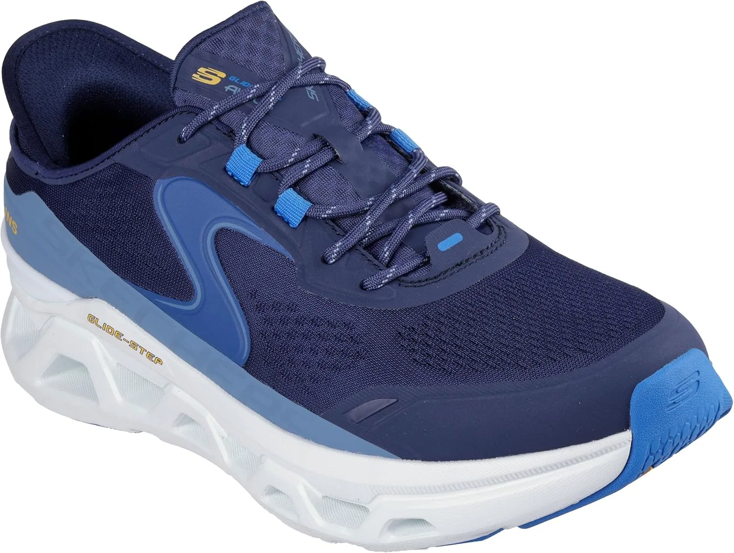 Skechers Slip-ins: Мужские кроссовки Glide-Step Altus Hands-Free, темно-синий — фото 4