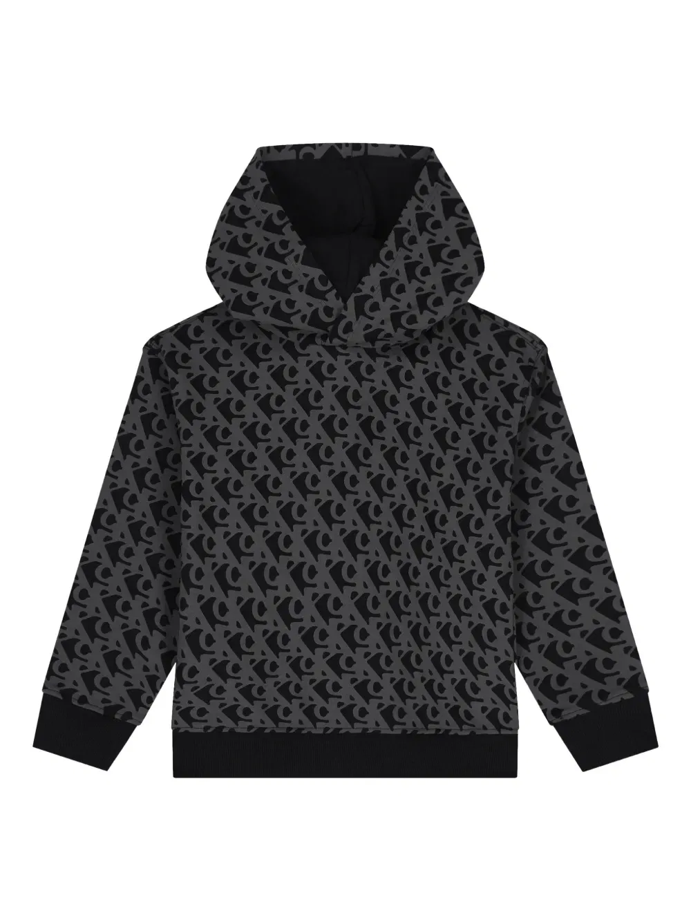 Худи с логотипом Calvin Klein Kids, серый