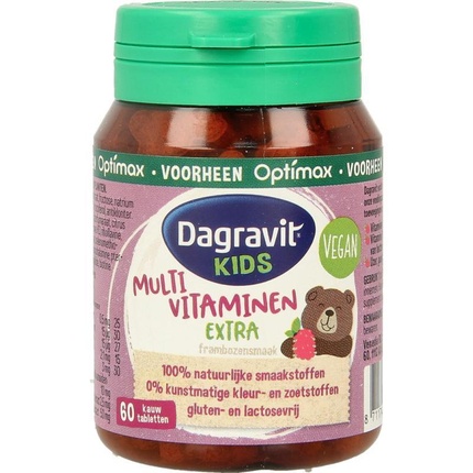 

Мультивитамины Kids Extra Raspberry - Необходимые витамины для детей Dagravit