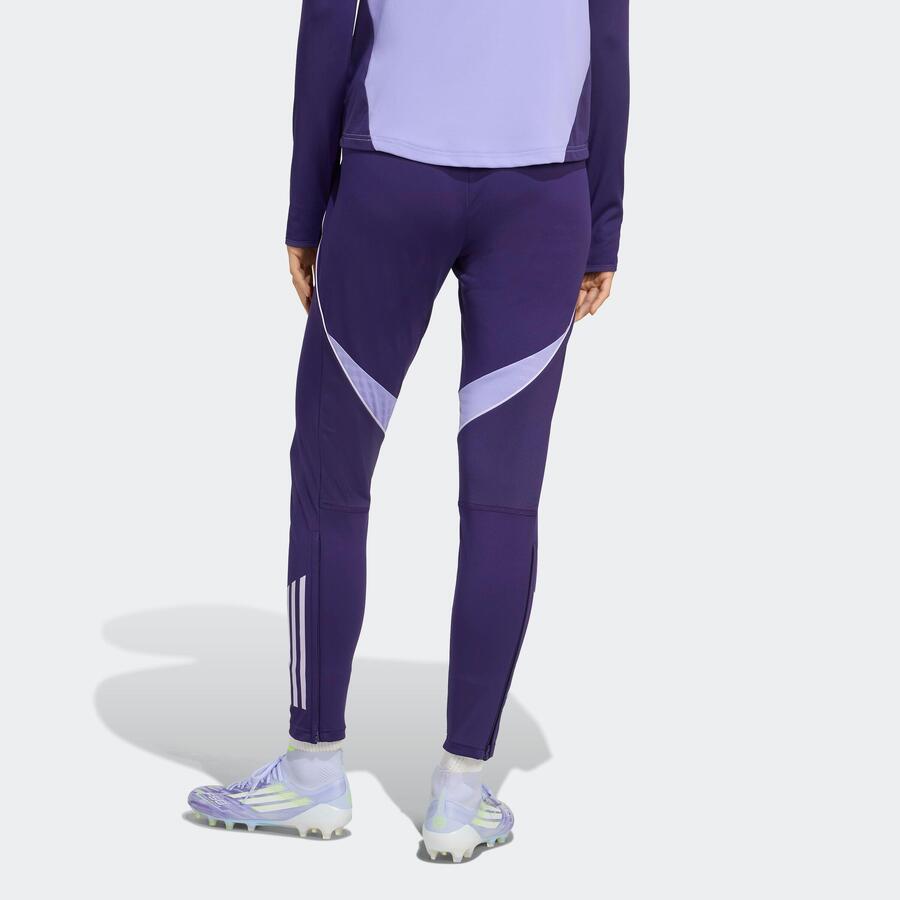 ADIDAS Женские футбольные тренировочные брюки Tiro 25 Competition, фиолетовые — фото 3