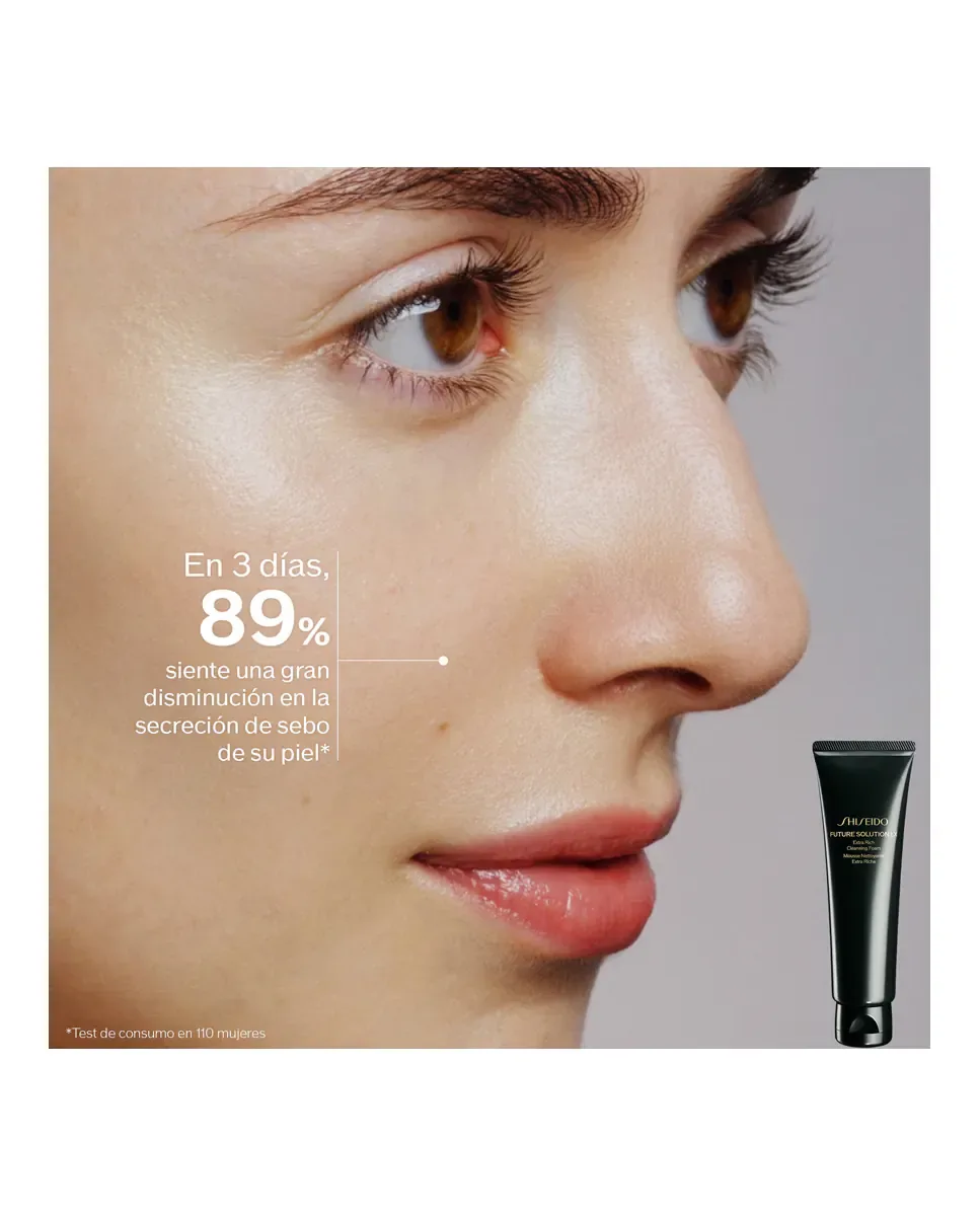 Пенка для умывания Shiseido — Очищающая пенка Future Solution Lx Extra Rich Cleansing Foam, 125 мл — фото 3