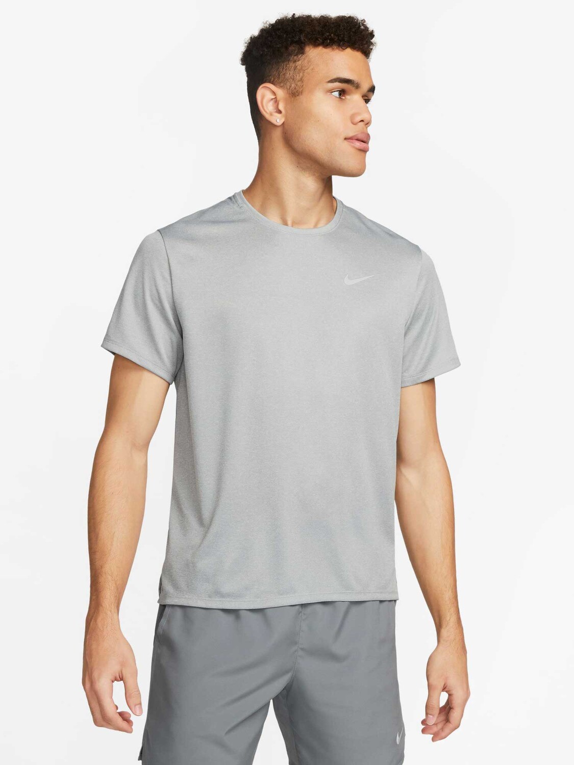 

Футболка Nike M NK DF UV MILER SS, серый