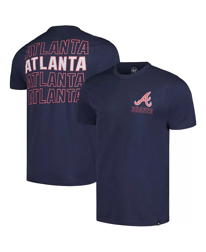 

Футболка мужская '47 Navy Atlanta Braves Hang Back Franklin '47 Brand